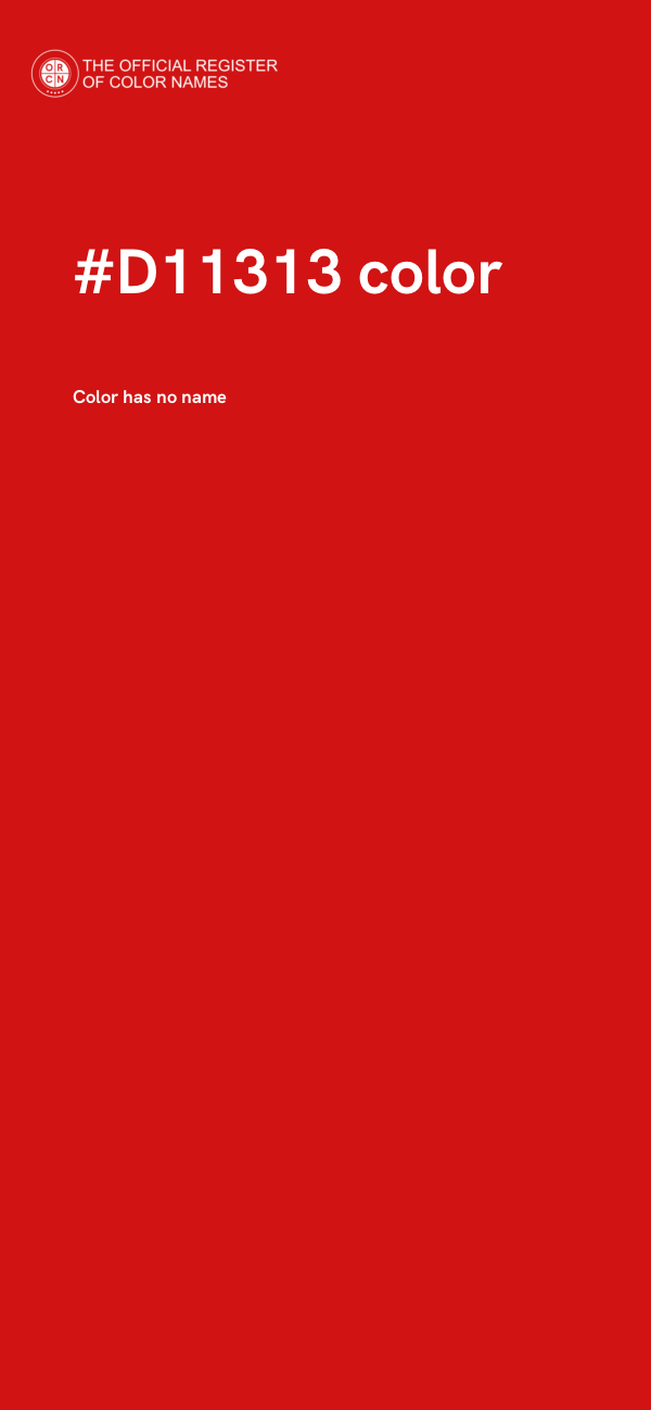 #D11313 color image