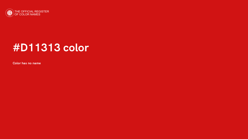 #D11313 color image