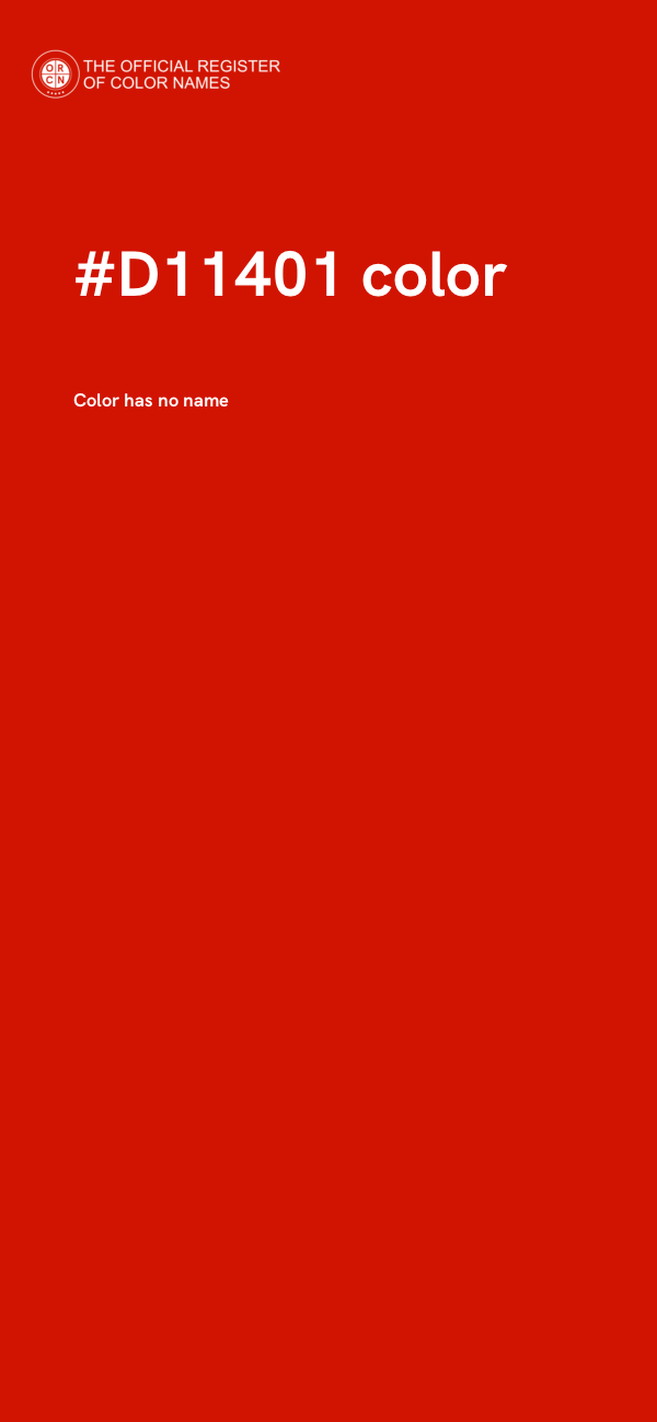 #D11401 color image