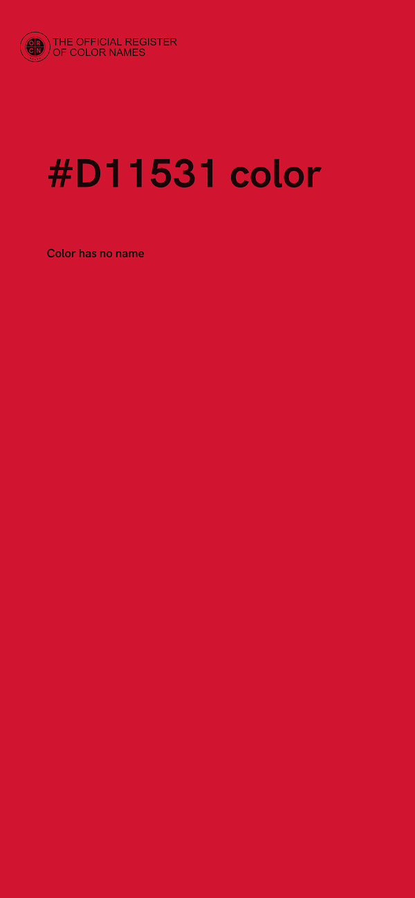 #D11531 color image
