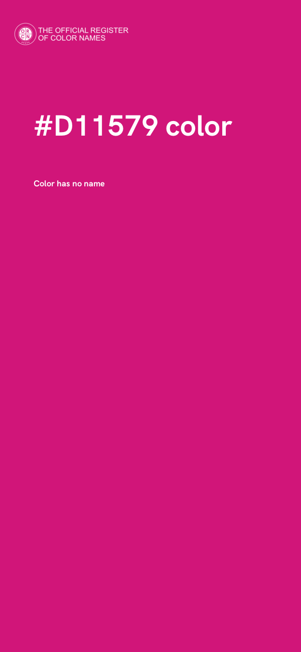#D11579 color image