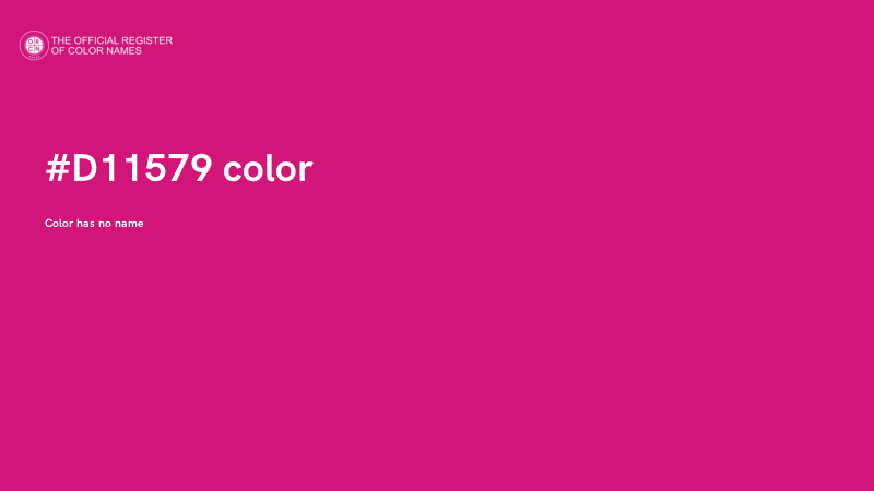 #D11579 color image