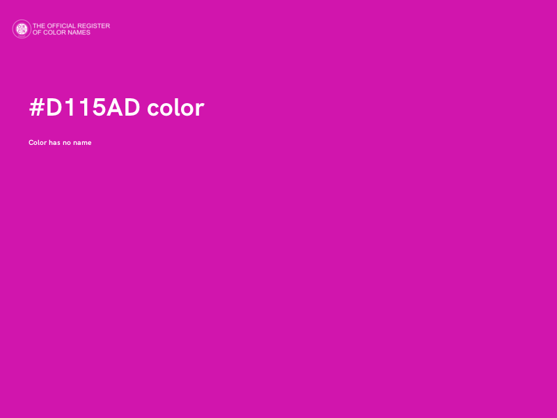 #D115AD color image