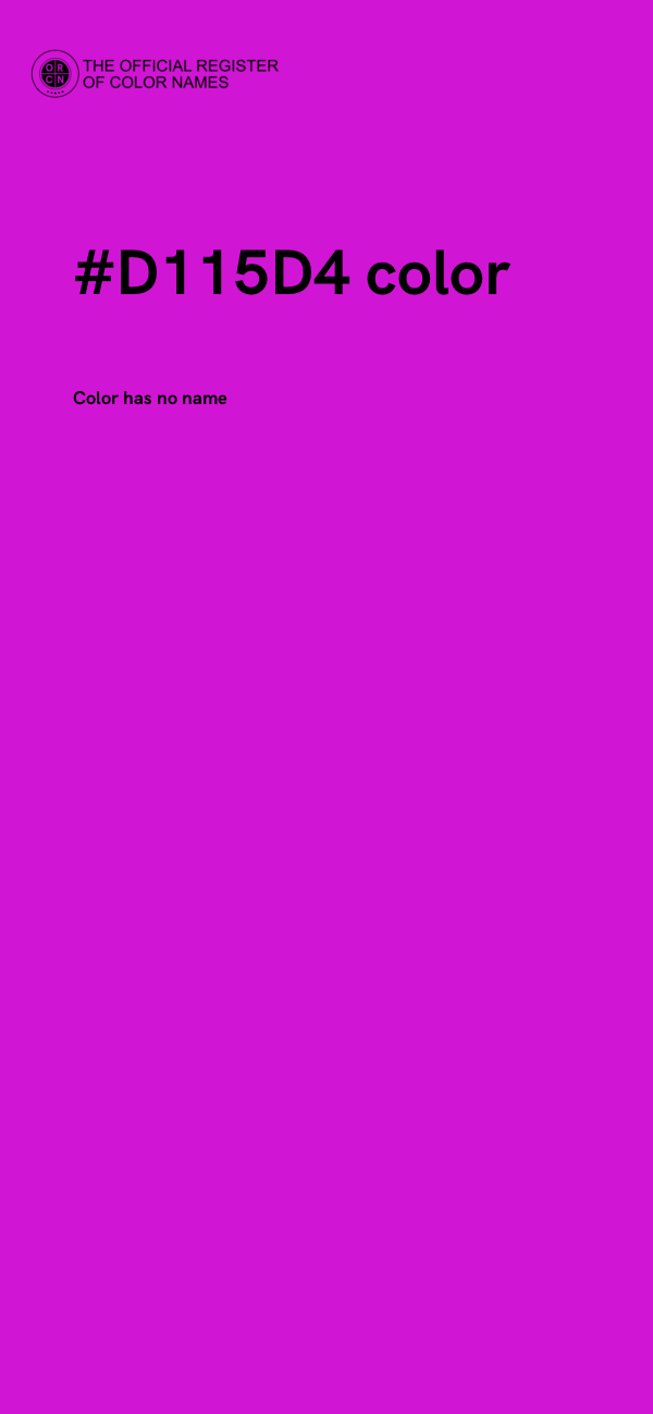 #D115D4 color image