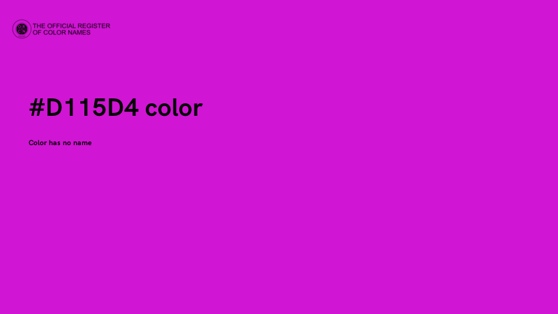 #D115D4 color image