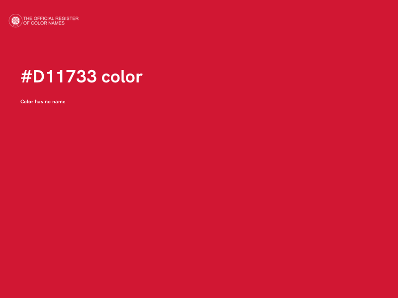#D11733 color image