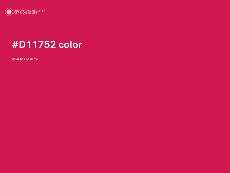 #D11752 color image