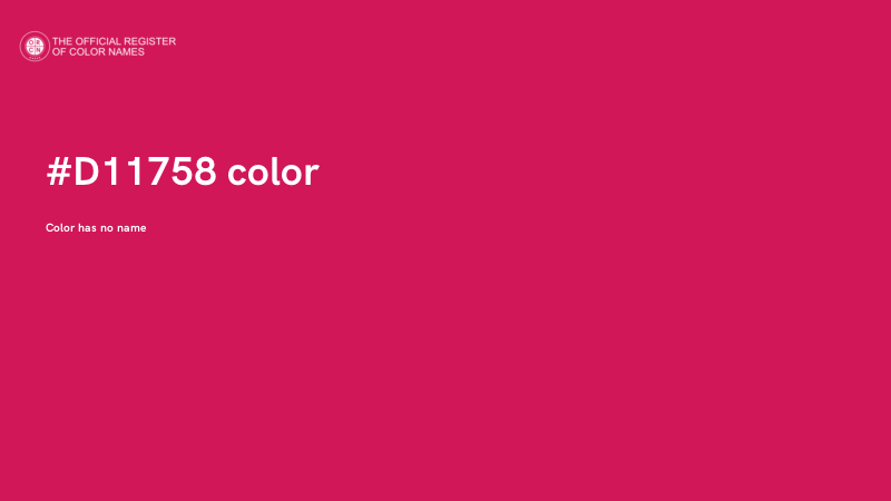 #D11758 color image