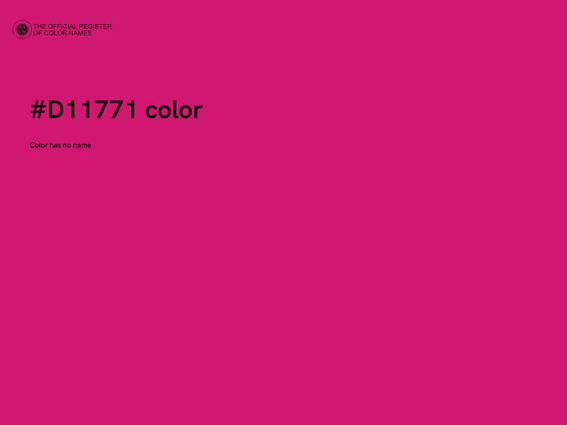 #D11771 color image