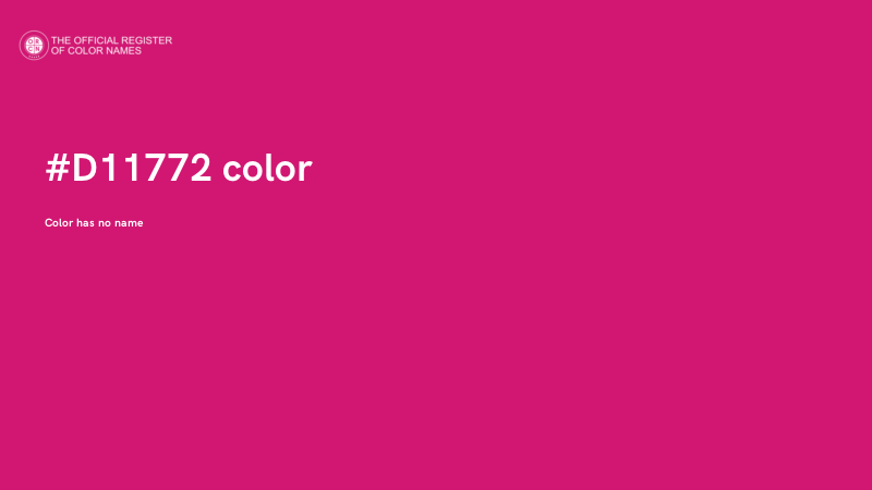 #D11772 color image