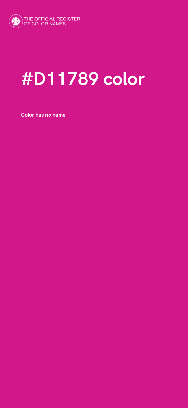 #D11789 color image
