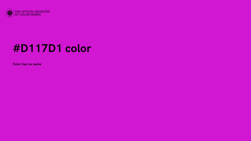 #D117D1 color image