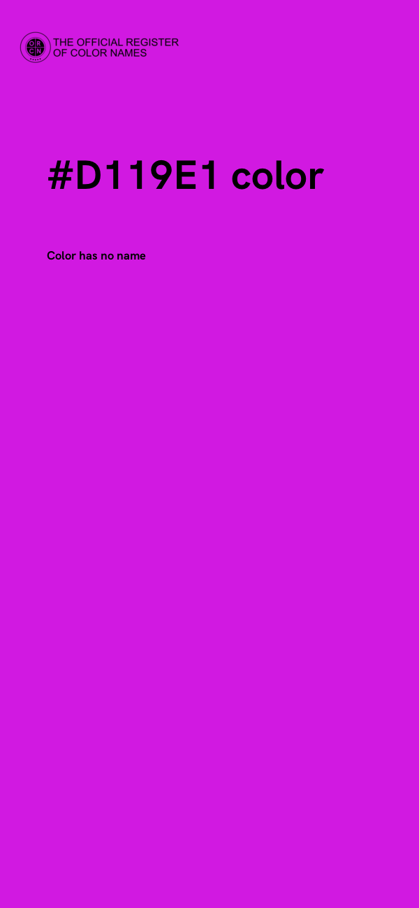 #D119E1 color image