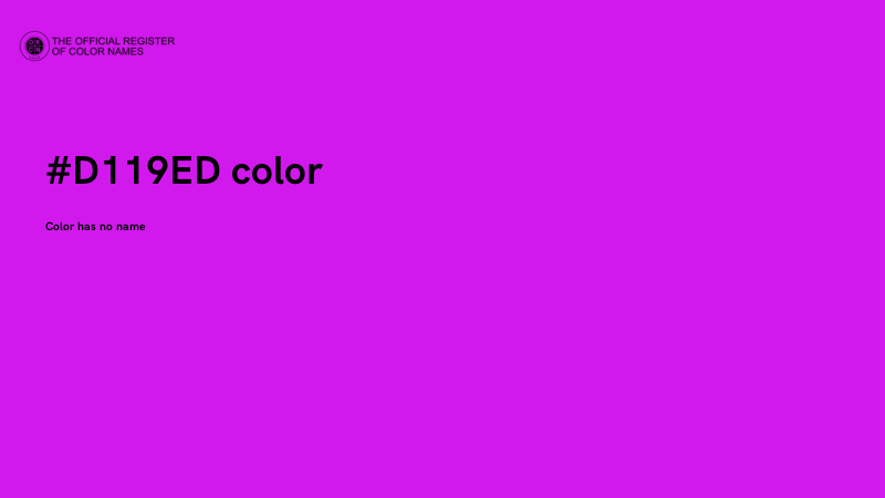 #D119ED color image