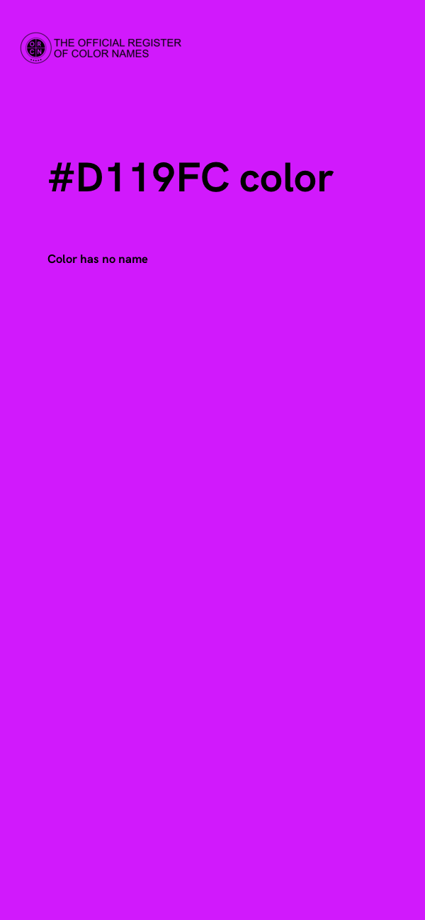 #D119FC color image