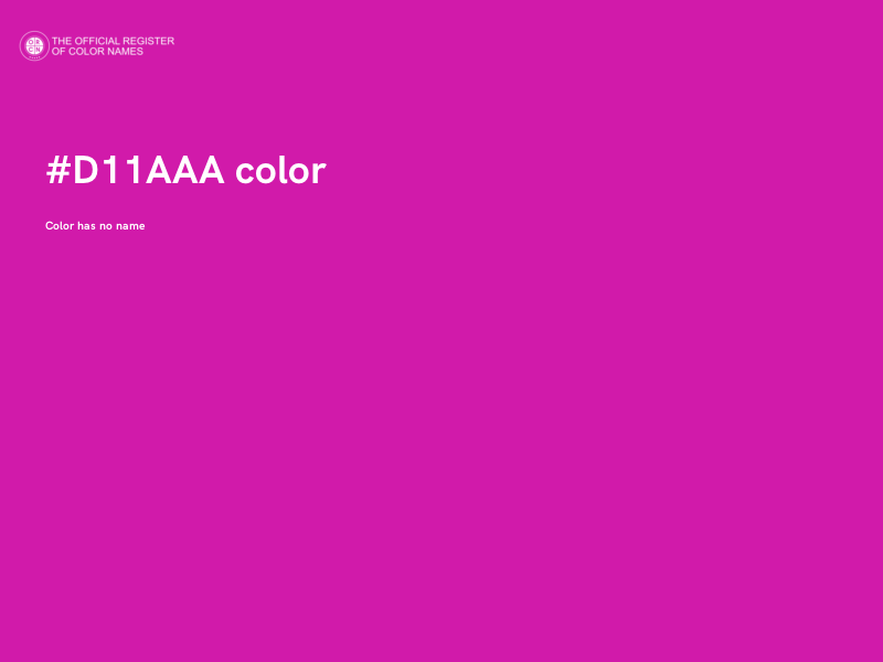 #D11AAA color image