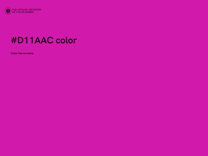 #D11AAC color image