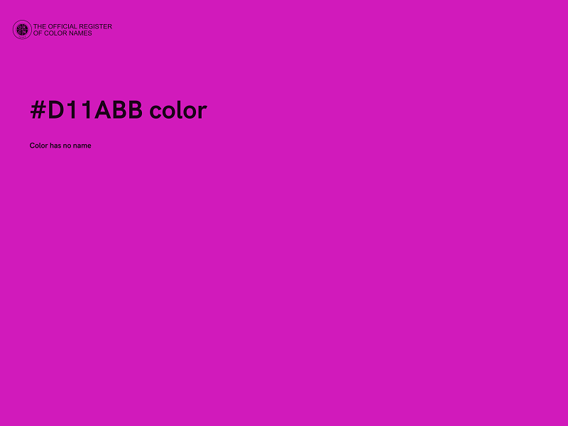 #D11ABB color image