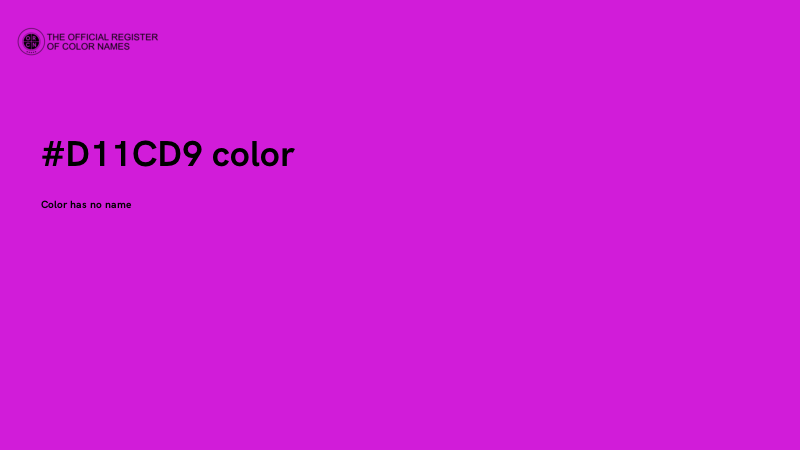 #D11CD9 color image