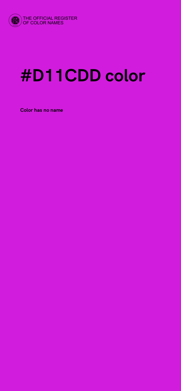 #D11CDD color image