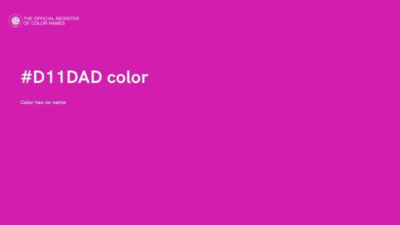 #D11DAD color image