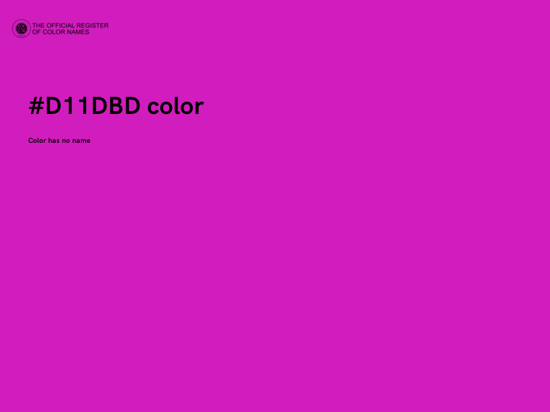 #D11DBD color image