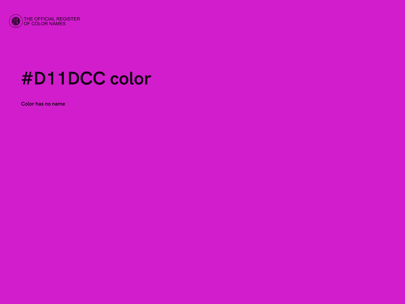 #D11DCC color image