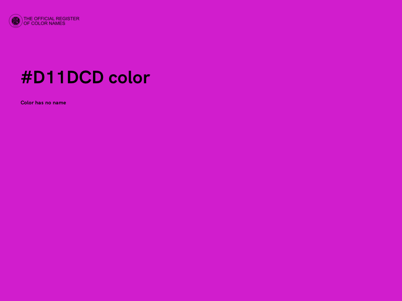 #D11DCD color image