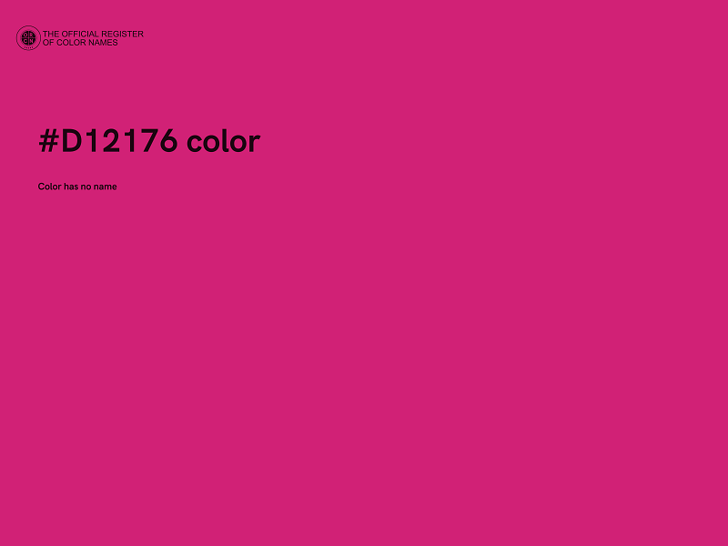 #D12176 color image