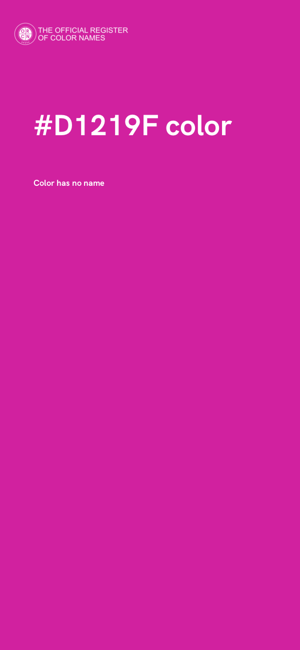 #D1219F color image