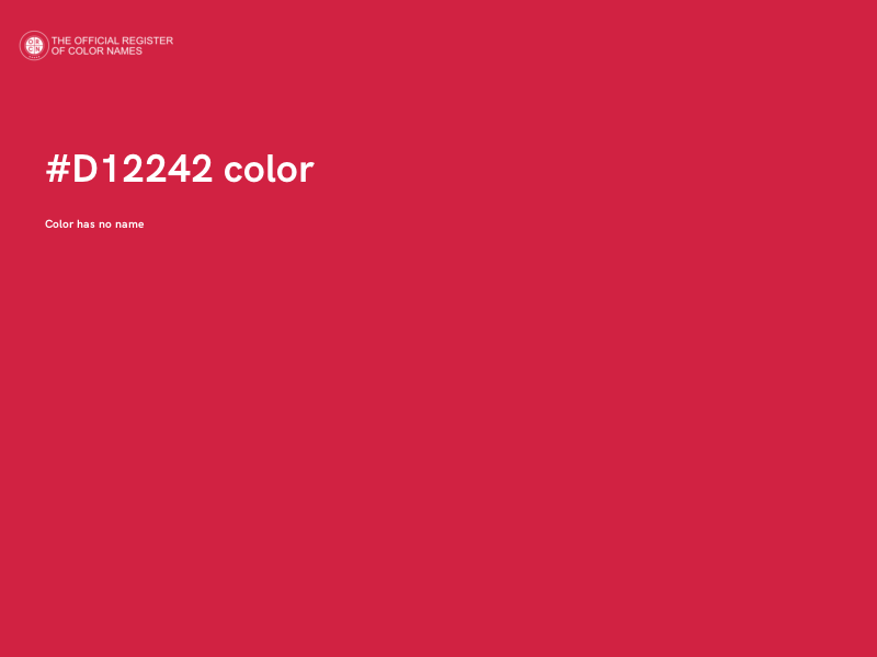 #D12242 color image