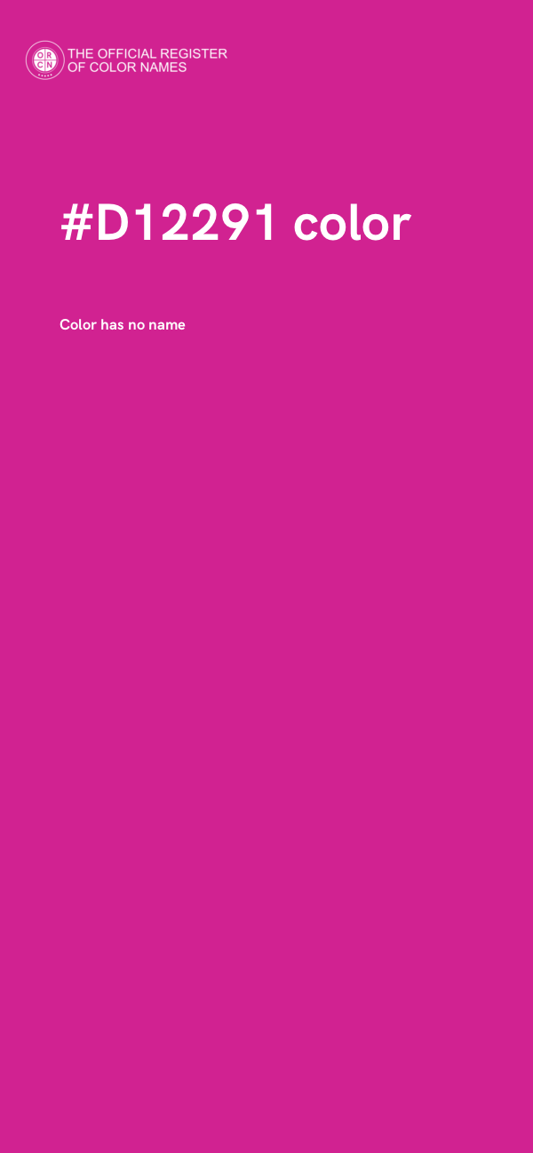 #D12291 color image