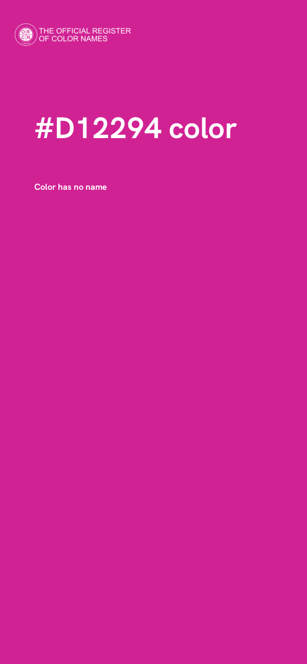 #D12294 color image