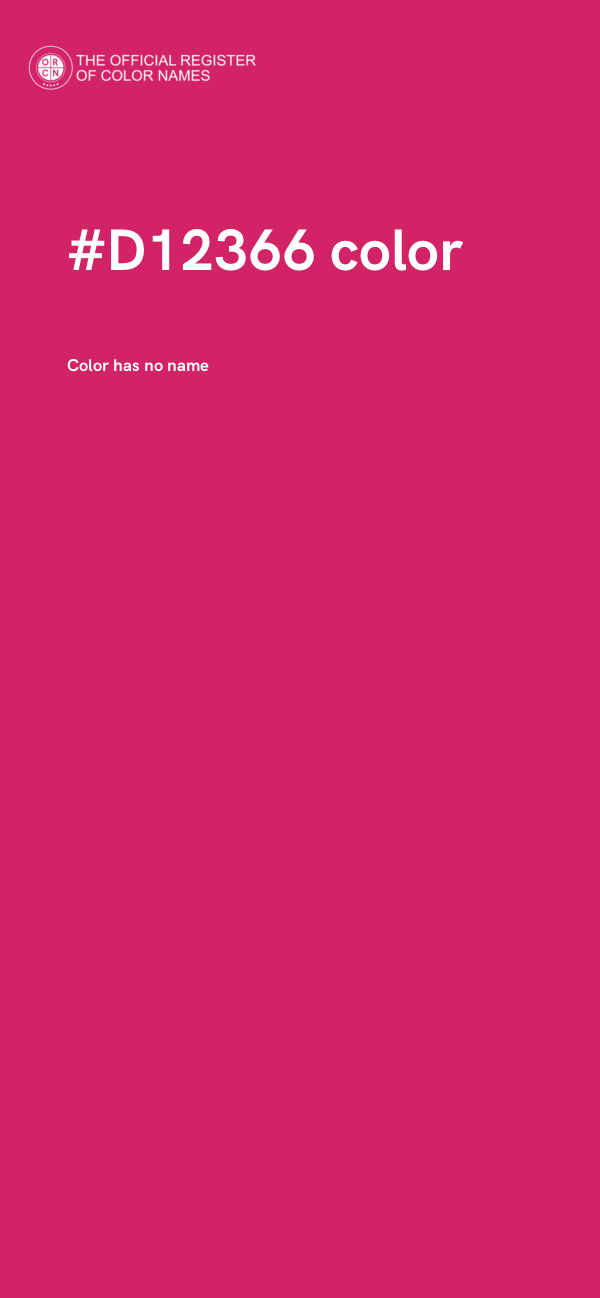 #D12366 color image