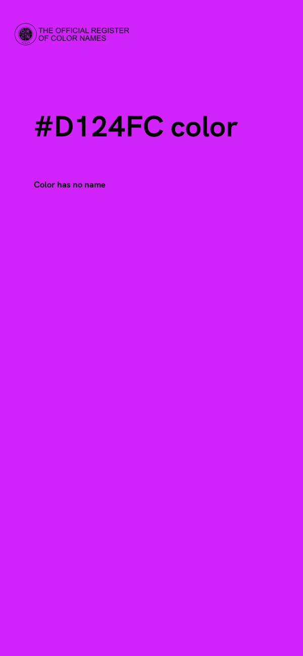 #D124FC color image