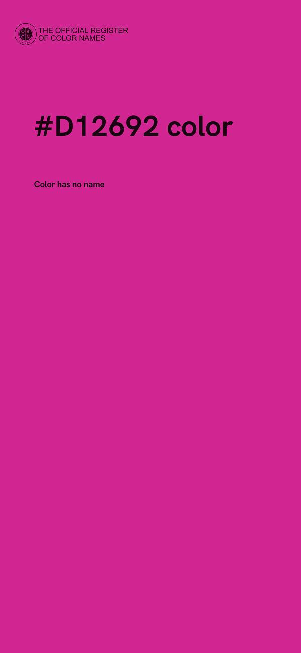 #D12692 color image