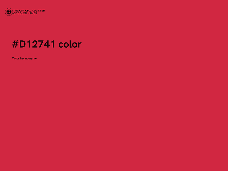 #D12741 color image