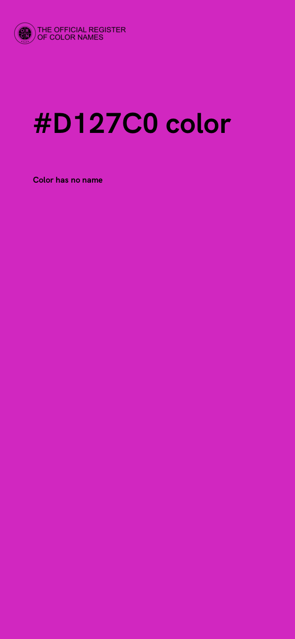 #D127C0 color image