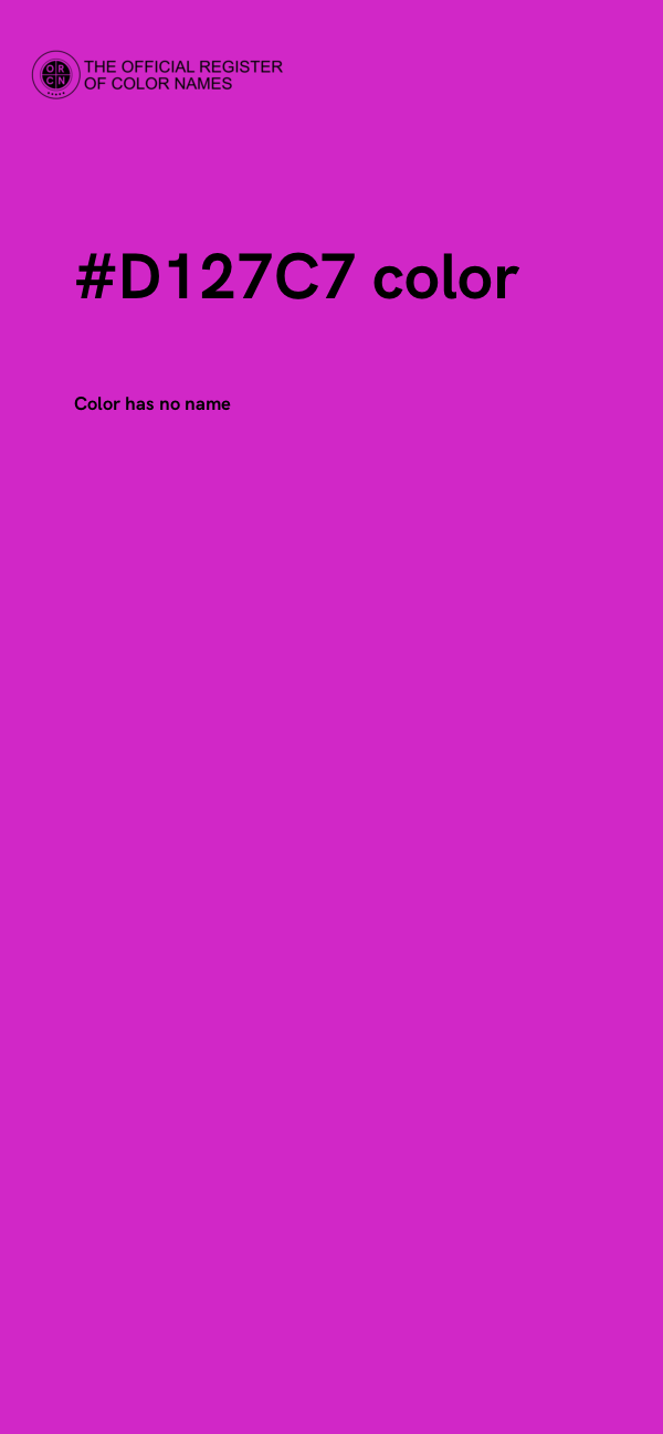 #D127C7 color image