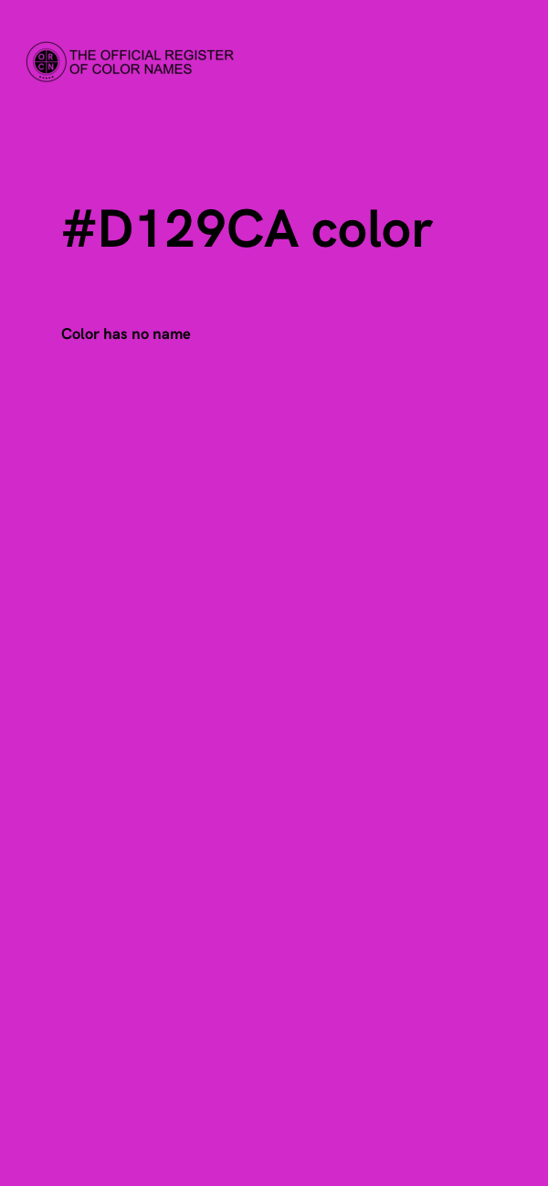 #D129CA color image