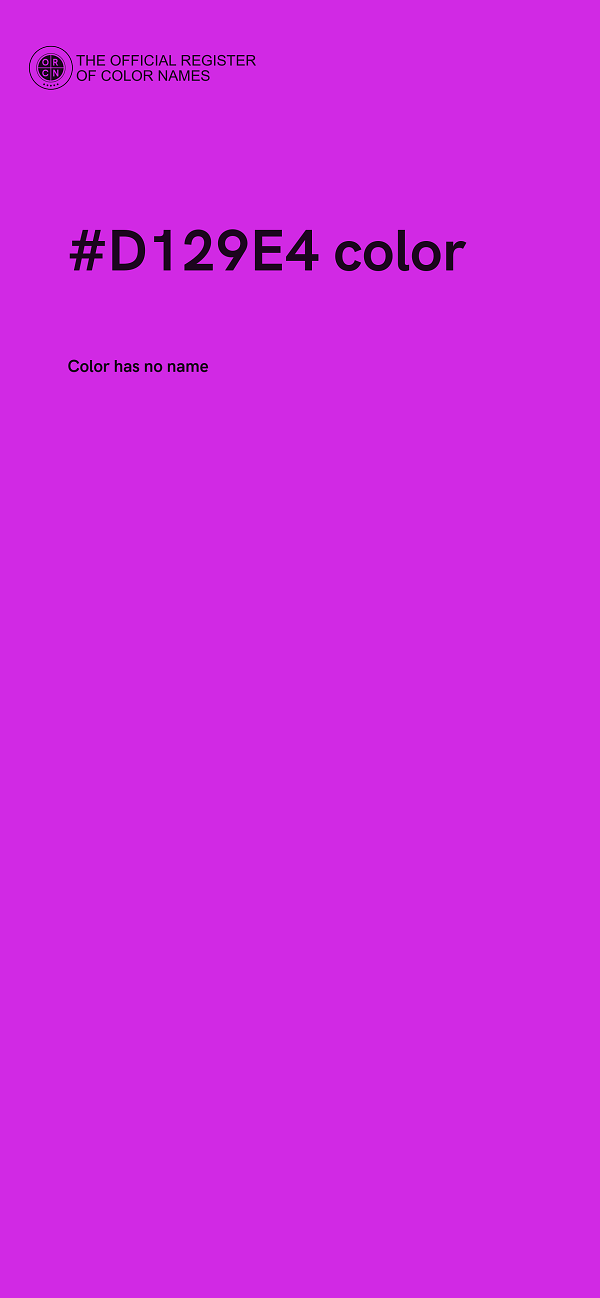 #D129E4 color image