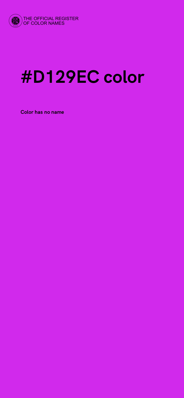 #D129EC color image