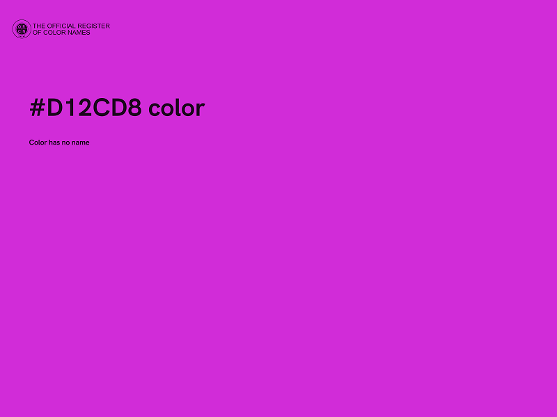 #D12CD8 color image