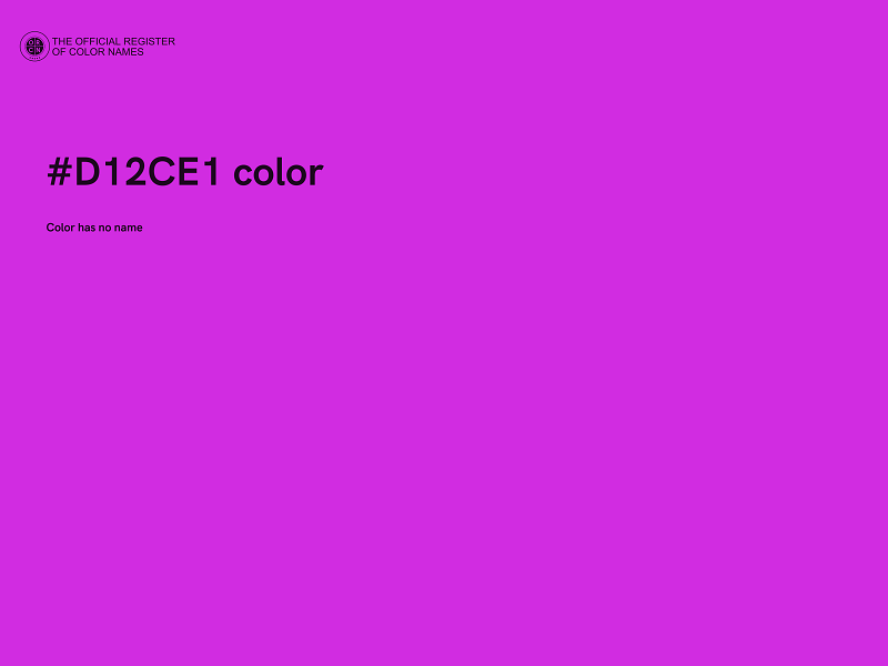 #D12CE1 color image