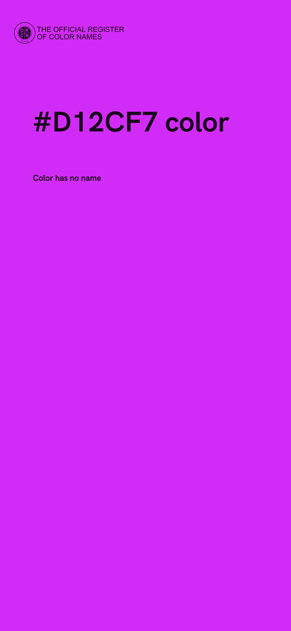 #D12CF7 color image