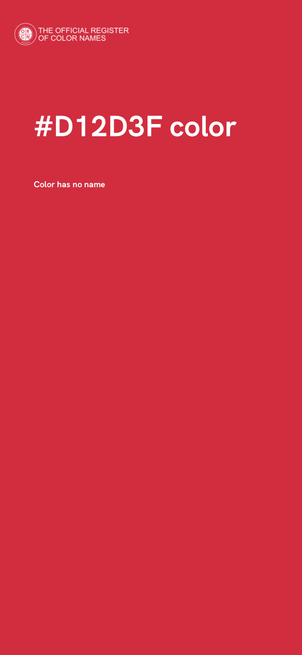 #D12D3F color image