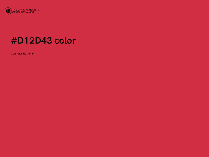 #D12D43 color image