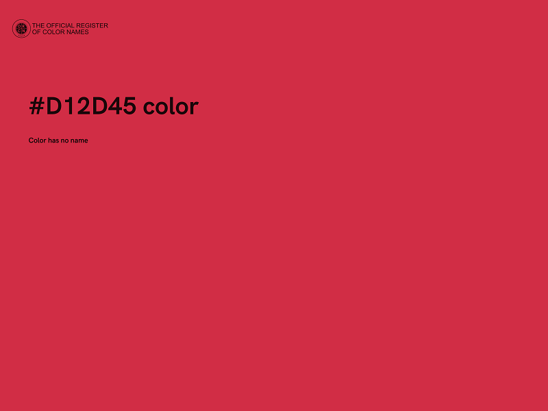 #D12D45 color image