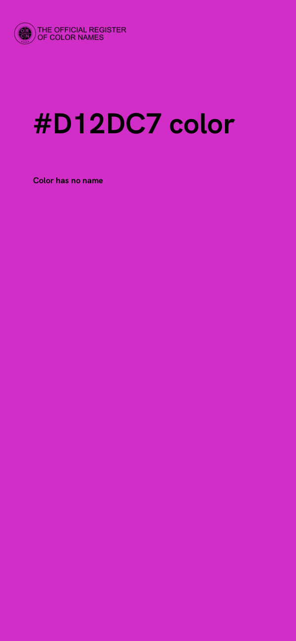 #D12DC7 color image