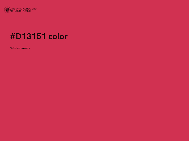 #D13151 color image